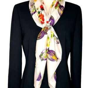 Floral Silk Scarf